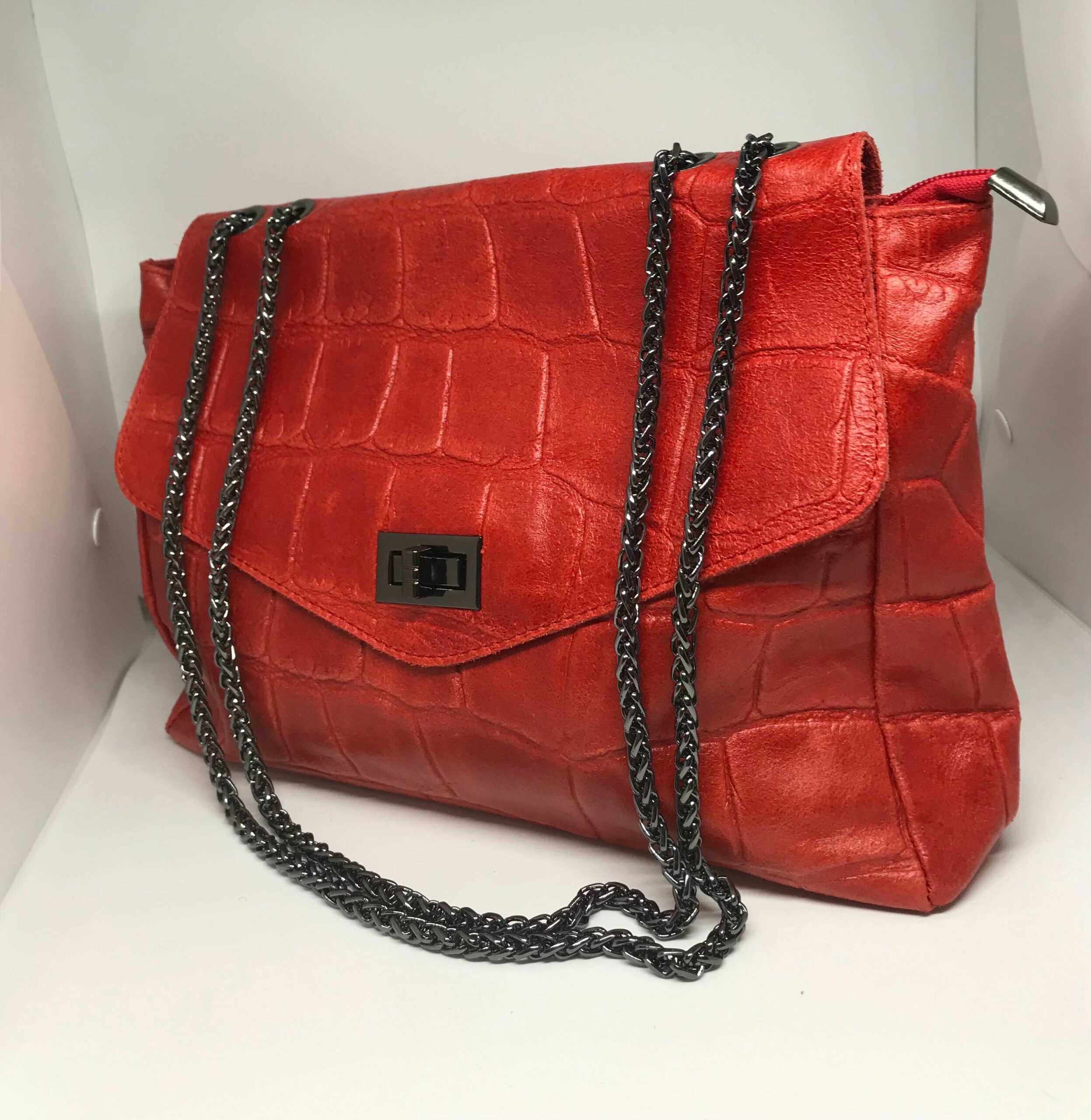 Rood / oranje handtas