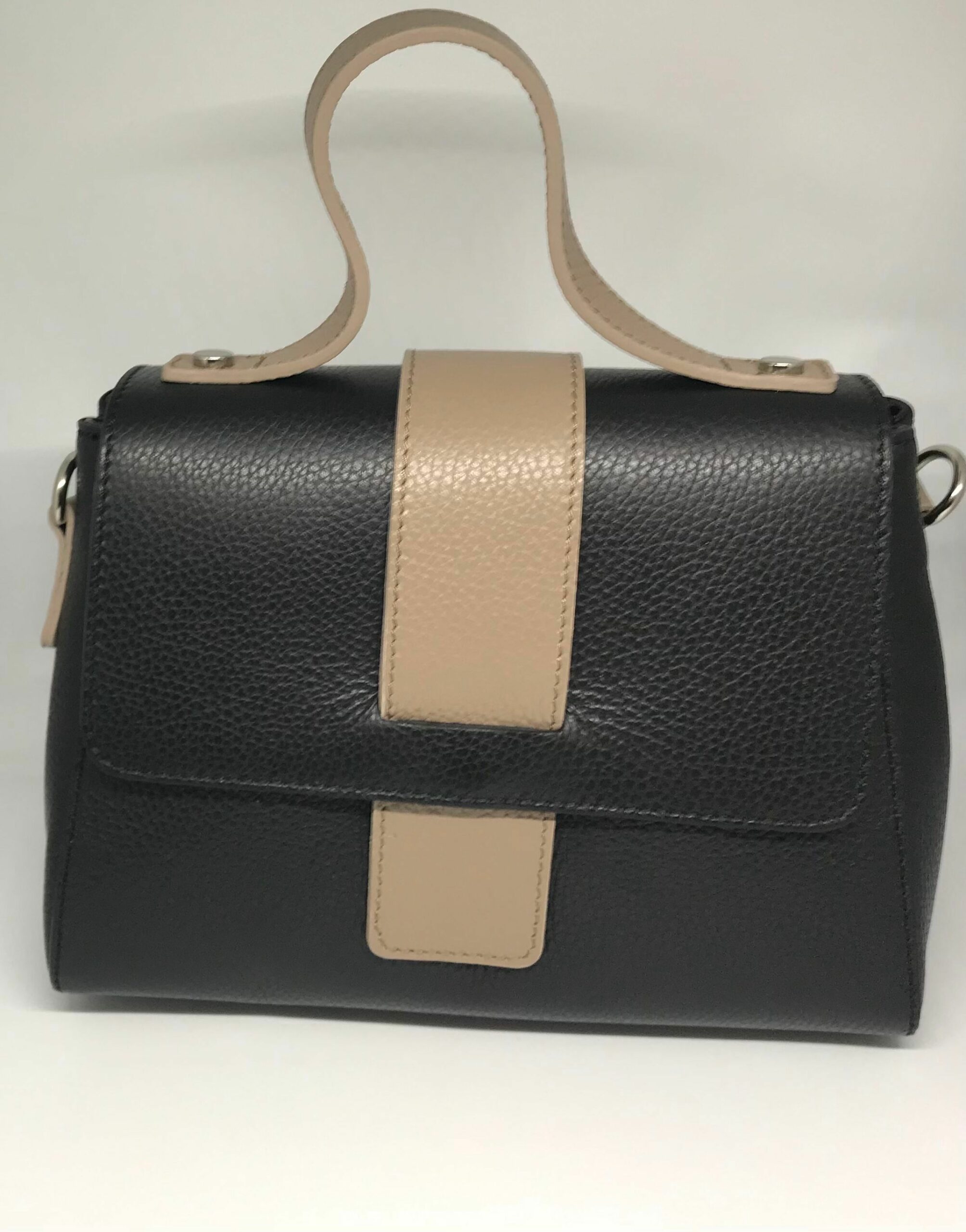 Chique lederen handtas