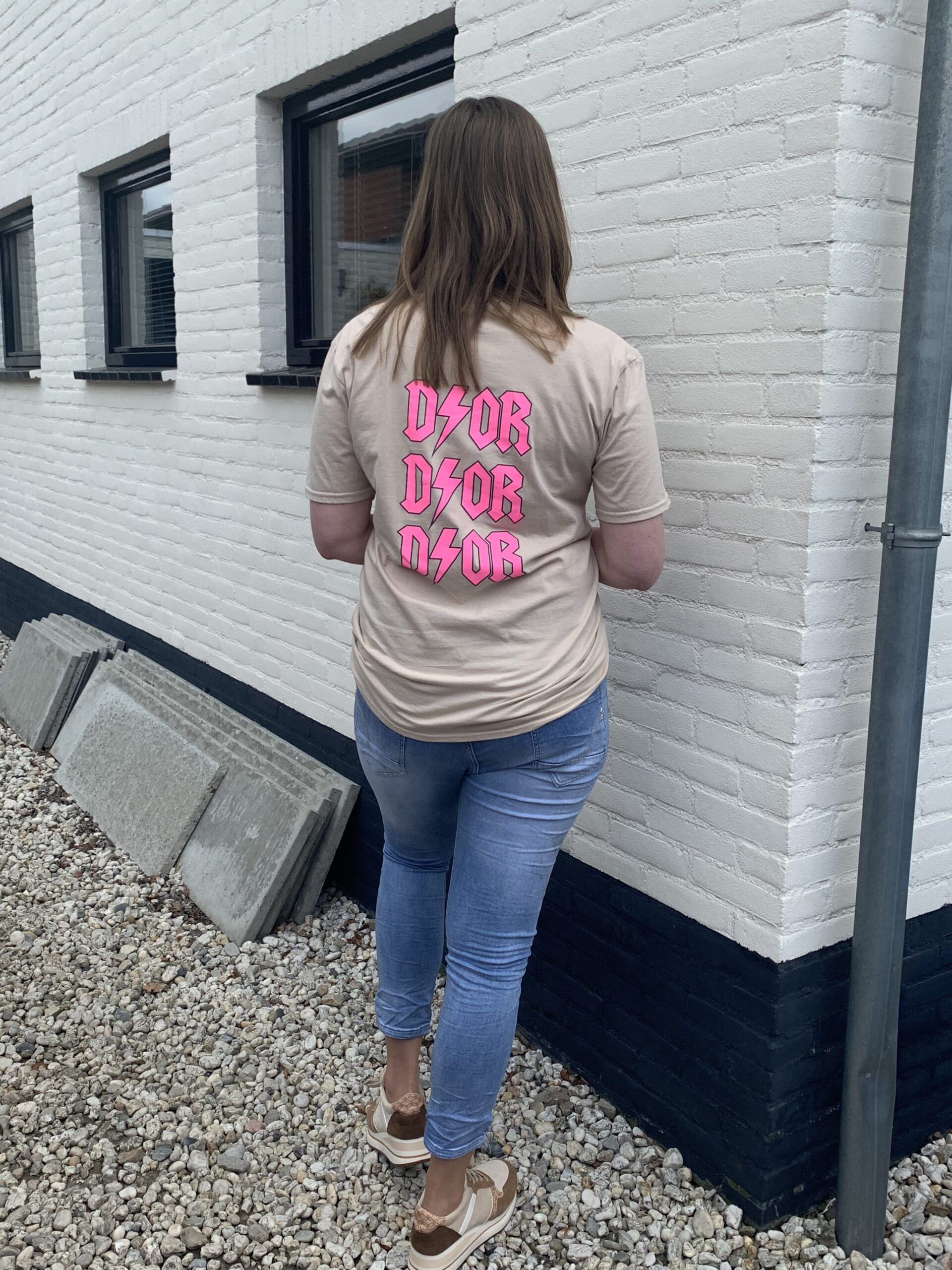 T-shirt beige - Afbeelding 2